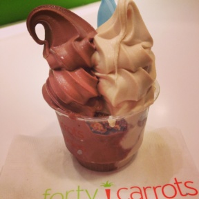 Gluten-free frozen yogurt from Forty Carrots at Bloomingdale's